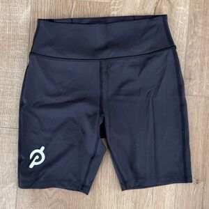 Peloton Bike Shorts Black High Rise Compression Size M Workout